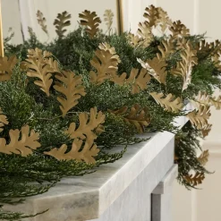 West Elm Metal Botanical Garland
