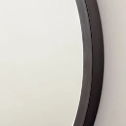 West Elm Metal Frame Oval Wall Mirror