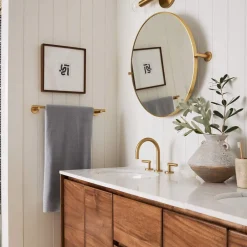 West Elm Metal Frame Pivot Round Wall Mirror - 24"