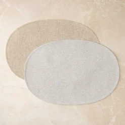 West Elm Metallic European Linen Placemat Sets