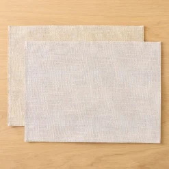 West Elm Metallic Foil Linens Placemat Sets