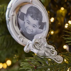 West Elm Metal Moon Frame Heirloom Ornament