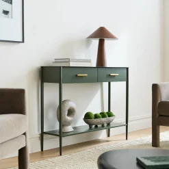 West Elm Metalwork Console (–)
