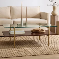 West Elm Mid-Century Art Display Coffee Table (–)