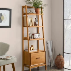 West Elm Mid-Century Bookshelf w/ Drawer (22")