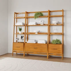 West Elm Mid-Century Bookshelf w/ Drawer (38")