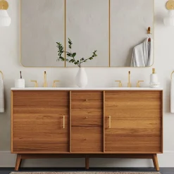 West Elm Mid-Century Double Bathroom Vanity (–)