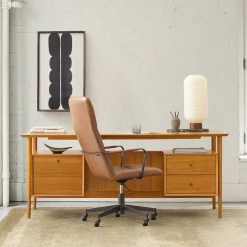 West Elm Mid-Century Executive Desk (74")