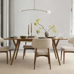 West Elm Mid-Century Extendable Dining Table & Chairs Set