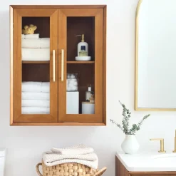 West Elm Mid-Century Large Bathroom Storage Cabinet