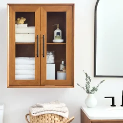 West Elm Mid-Century Large Bathroom Storage Cabinet