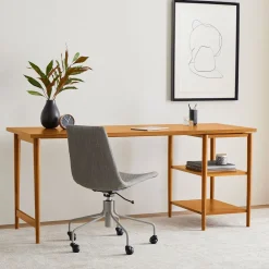 West Elm Mid-Century Modular Desk w/ Shelves (70")