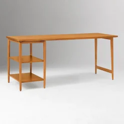 West Elm Mid-Century Modular Desk w/ Shelves (70")