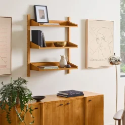 West Elm Mid-Century Modular 3-Tier Wide Shelf