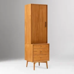 West Elm Mid-Century Narrow Hutch w/ Console (20.5")
