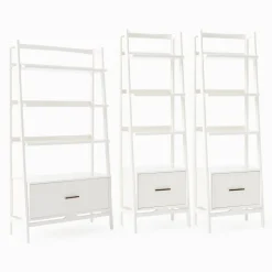 West Elm Mid-Century 3-Piece Wide & Narrow Narrow Bookshelf Set (82")