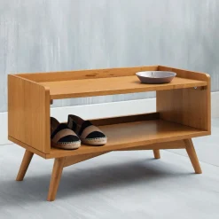 West Elm Mid-Century Shoe Rack - Acorn