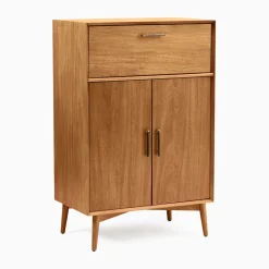 West Elm Mid-Century Tall Bar Cabinet (32")
