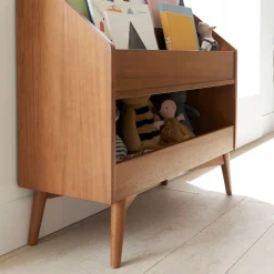 West Elm Mid-Century Toy Dump w/ Bookrack