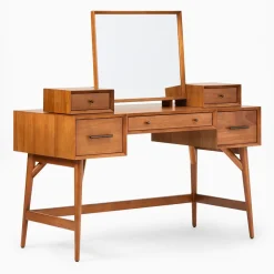 West Elm Mid-Century Vanity Desk Set (52")