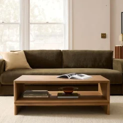 West Elm Miles Waterfall Coffee Table (44")