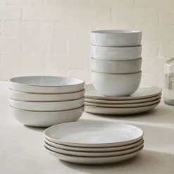 West Elm Mill Stoneware Dinnerware (Set of 16)