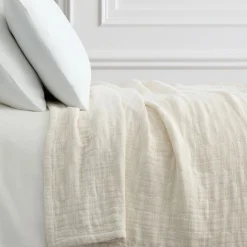 West Elm Mini Geo Pattern Matelasse Blanket