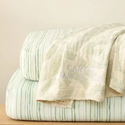Kids West Elm Mint Baby Bedding Collection