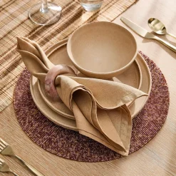 West Elm Mixed Glass Beaded Placemat