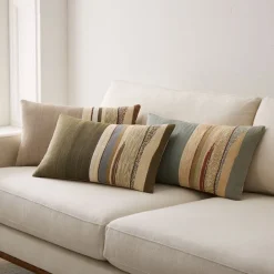 West Elm Mixed Woven Landscape Pillow Cover
