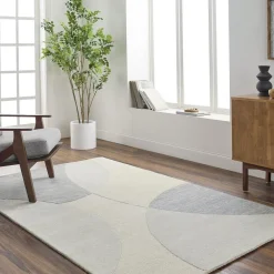 West Elm Modern Circles Tufted Wool Rug