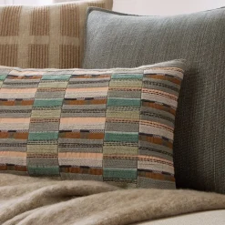 West Elm Modern Crewel Blocks & Throw Set