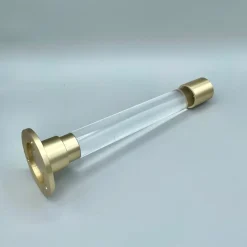 West Elm Modern Home by Bellver Projected Acrylic & Brass Wall Hook