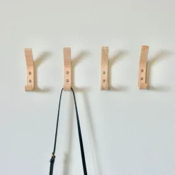 West Elm Modern Home by Bellver Wooden L-Shaped Double Wall Hooks - Set of 4