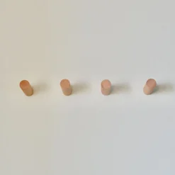 West Elm Modern Home by Bellver Wooden Peg Wall Hooks - Set of 4