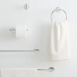 West Elm Modernist Bathroom Hardware - Chrome