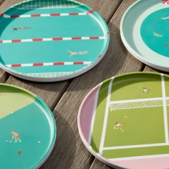 West Elm Modern Melamine Outdoor Sporting Salad Plate Sets