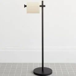 West Elm Modern Overhang Bathroom Freestanding Toilet Paper Holder
