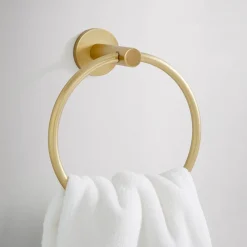 West Elm Modern Overhang Bathroom Hardware - Antique Brass