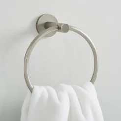 West Elm Modern Overhang Bathroom Hardware - Brushed Nickel