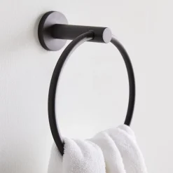 West Elm Modern Overhang Bathroom Hardware – Dark Bronze