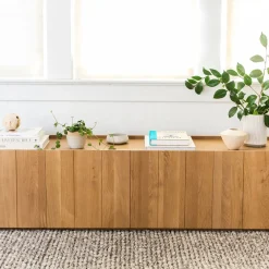 West Elm Modern Paneled Wood Media Console (72")
