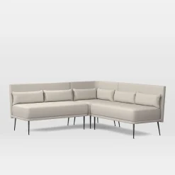 West Elm Modern 3-Piece Banquette - Large