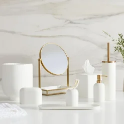 West Elm Modern Resin Stone Bath Accessories