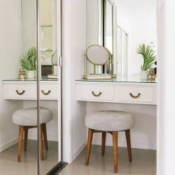 West Elm Modern Resin Stone Vanity Mirror