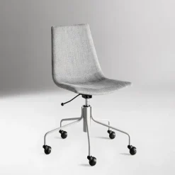 West Elm Modern Slope Upholste Swivel Office Chair