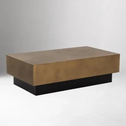 West Elm Modern Steel Rectangle Coffee Table (50")