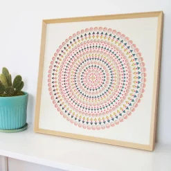 West Elm Molly M Framed Wall Art - Focal Neon