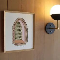 West Elm Molly M Framed Wall Art - Lancet Neutral