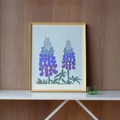 West Elm Molly M Framed Wall Print - Lupin